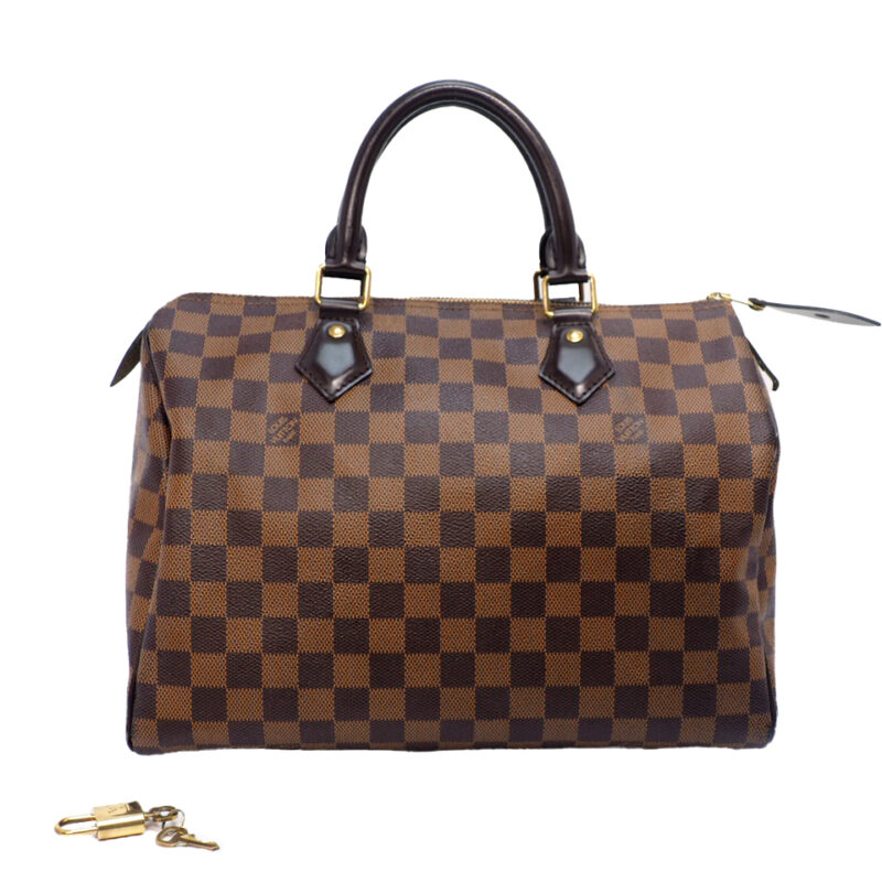 Louis Vuitton N41364 Damier Canvas Speedy 30 Tote Bag (MB4155)