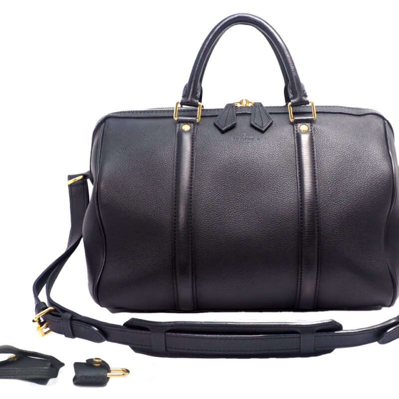 Louis Vuitton M96502 Navy Blue/ Black Cobalt Calf Leather Sophia Coppola SC PM Bag ( AH2153)