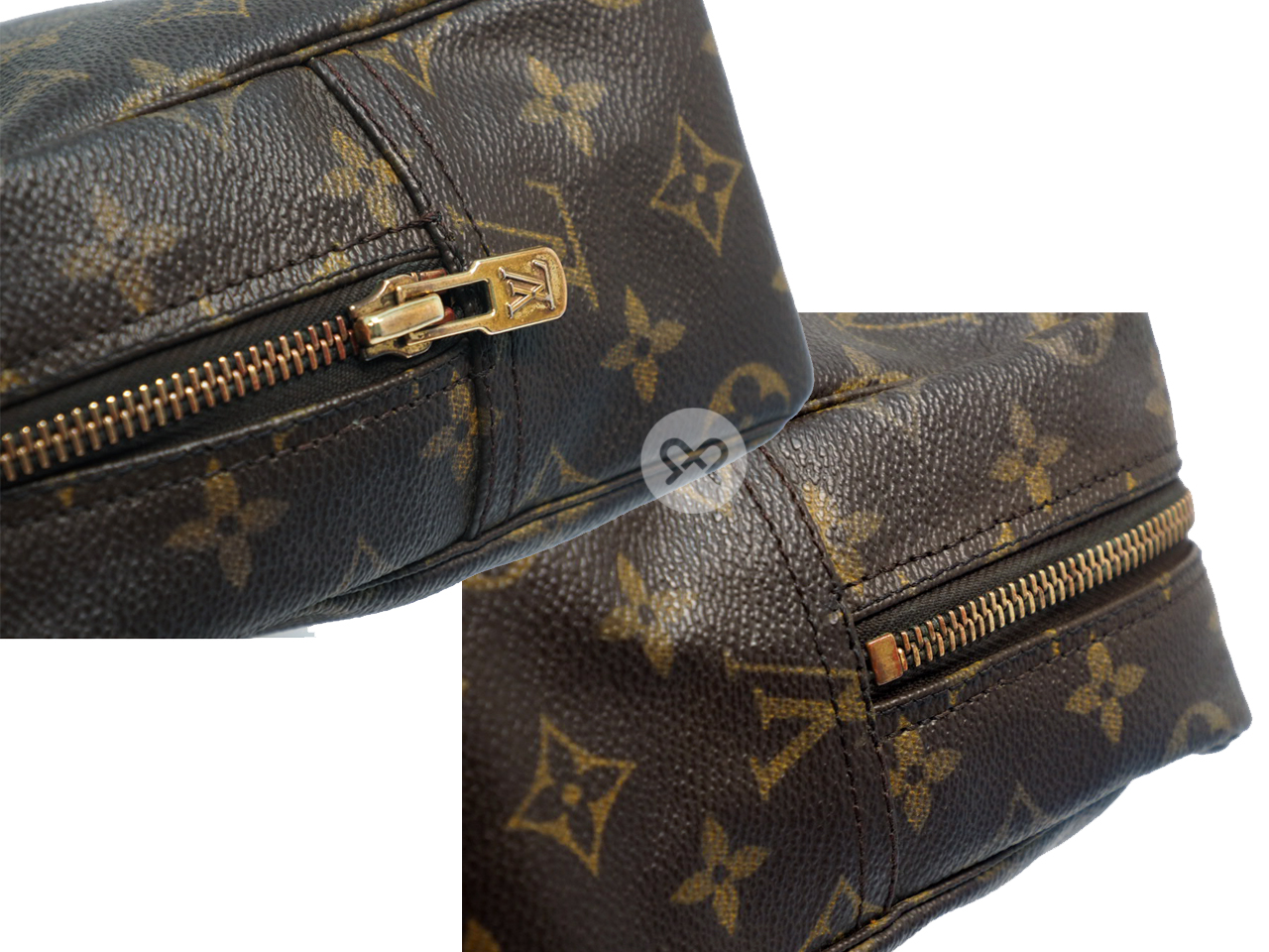 Louis Vuitton M47522 Monogram Canvas Trousse Toilette/ Toiletry 28 Pouch Bag - Image 4