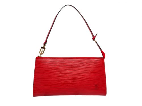 Louis Vuitton M52957 Epi Leather Red Accessories Pouch (AR0956)