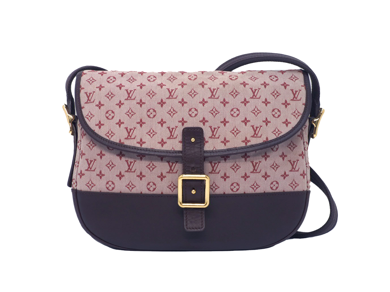 Louis Vuitton M92671 Cerise/ Cherry Monogram Mini Lin Canvas Berangere Document Shoulder/ Crossbody Bag ( TH0014)