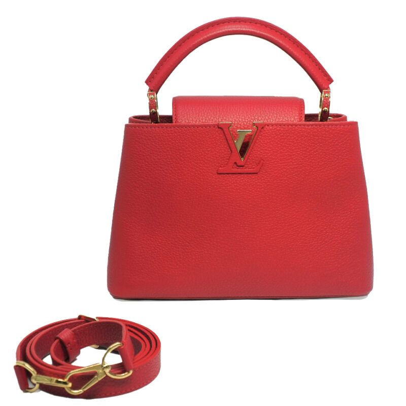 Louis Vuitton M52689 Capucines BB Scarlett Red Tote/ Shoulder bag