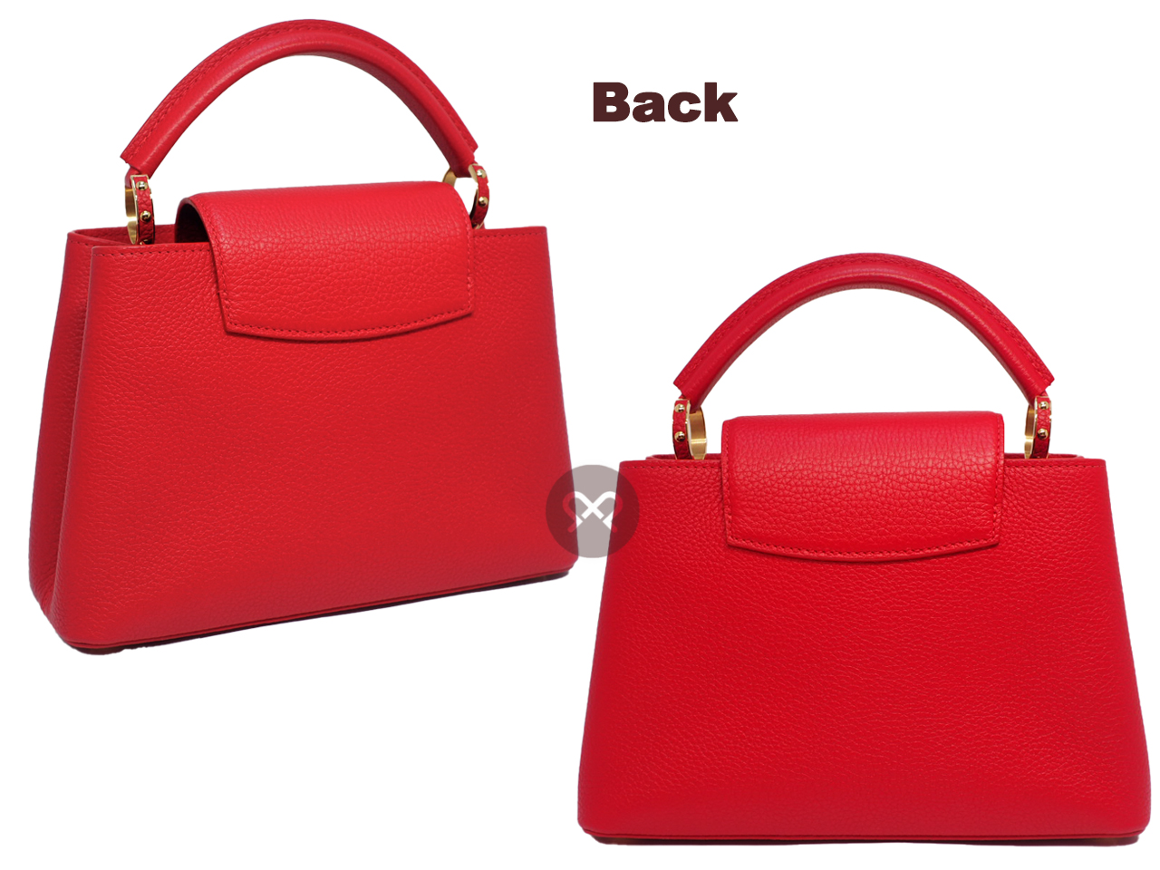 Louis Vuitton M52689 Capucines BB Scarlett Red Tote/ Shoulder bag - Image 3