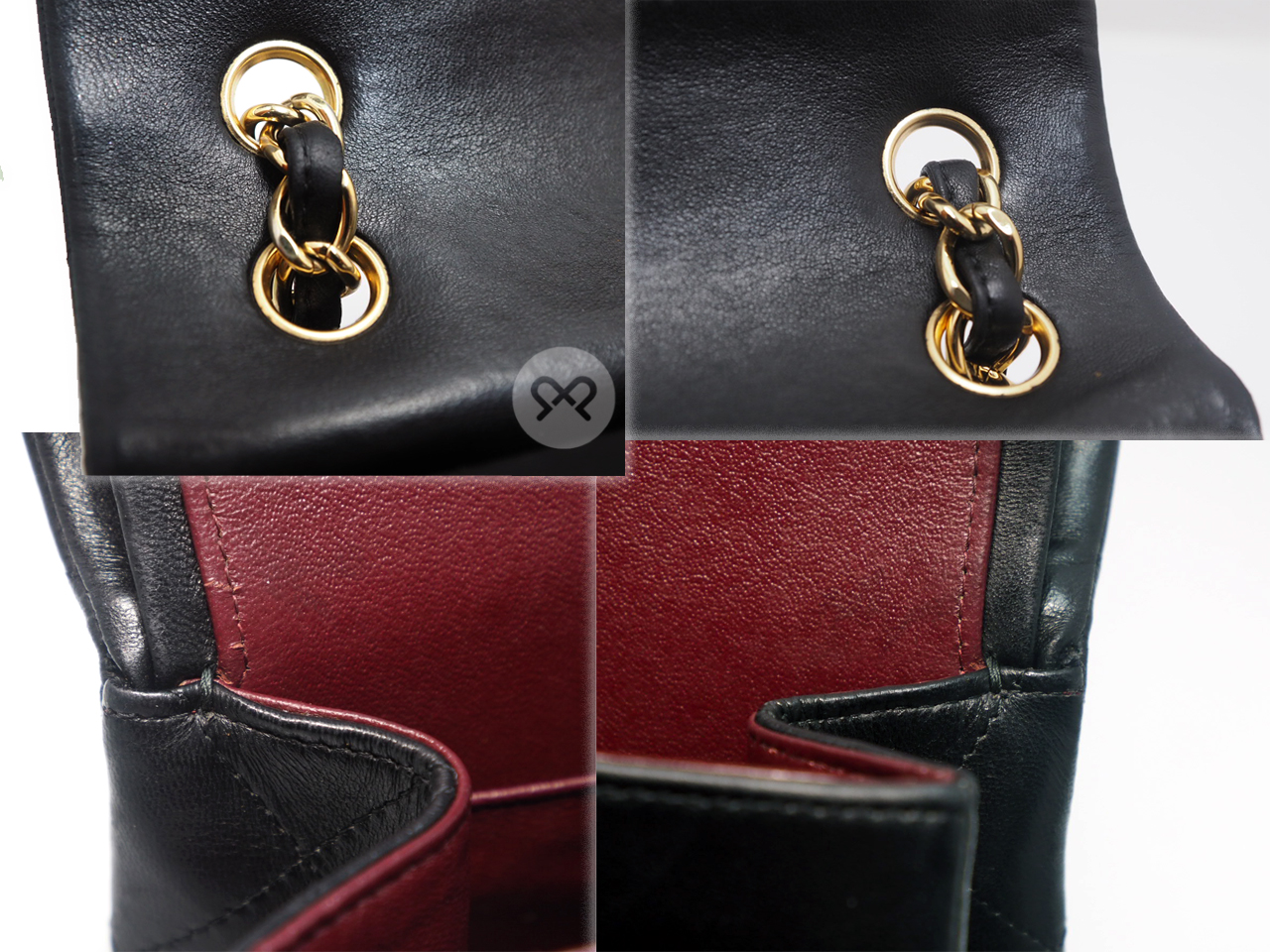 Chanel 14980709 Black Lambskin A58600 Classic Jumbo Double Flap 30cm Gold Hardware Bag - Image 6