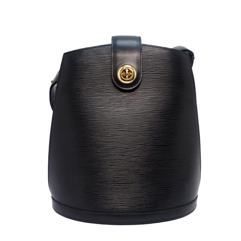 Louis Vuitton M52252 Black Epi Leather Vintage Cluny Shoulder Bag (SP0936)