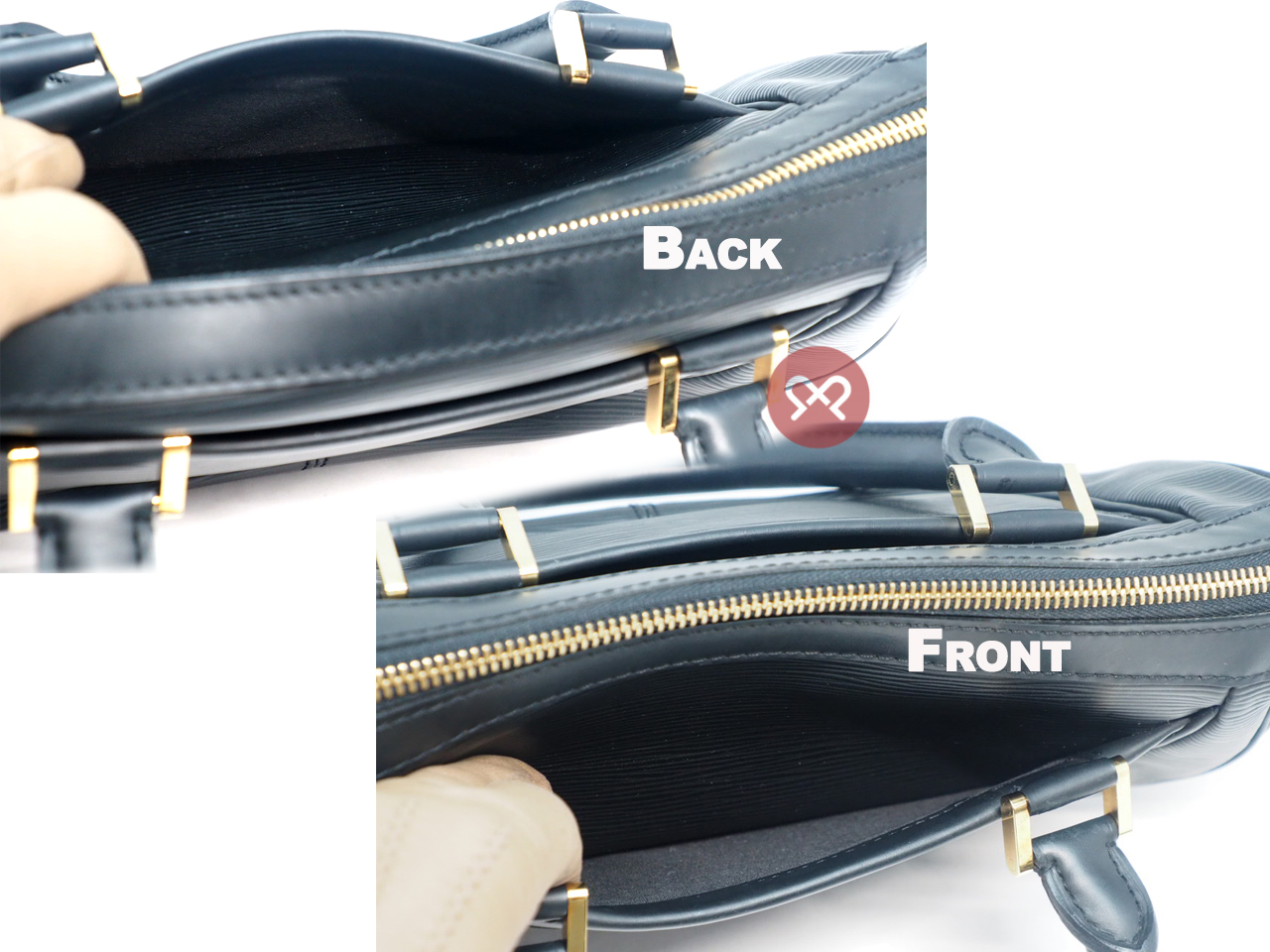 Louis Vuitton M58912 Epi Leather Black Dhanura PM Tote/ Shoulder/ Crossbody Bag (AR0054) - Image 10
