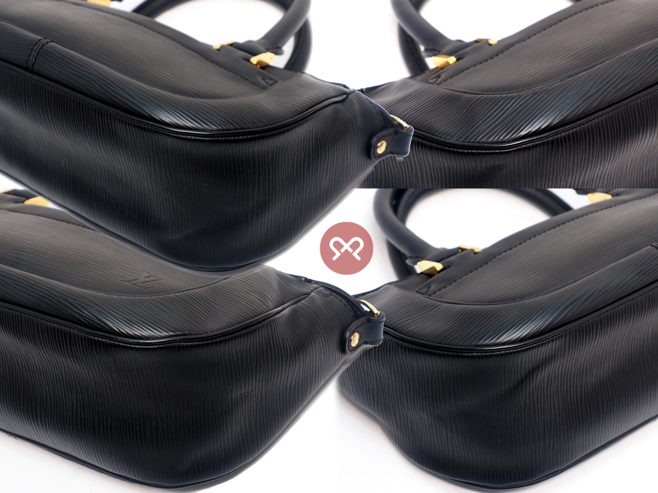 Louis Vuitton M58912 Epi Leather Black Dhanura PM Tote/ Shoulder/ Crossbody Bag (AR0054) - Image 8