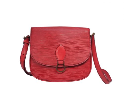 Louis Vuitton M52197 Red Epi Leather Saint-Cloud GM Bag ( VI0910)