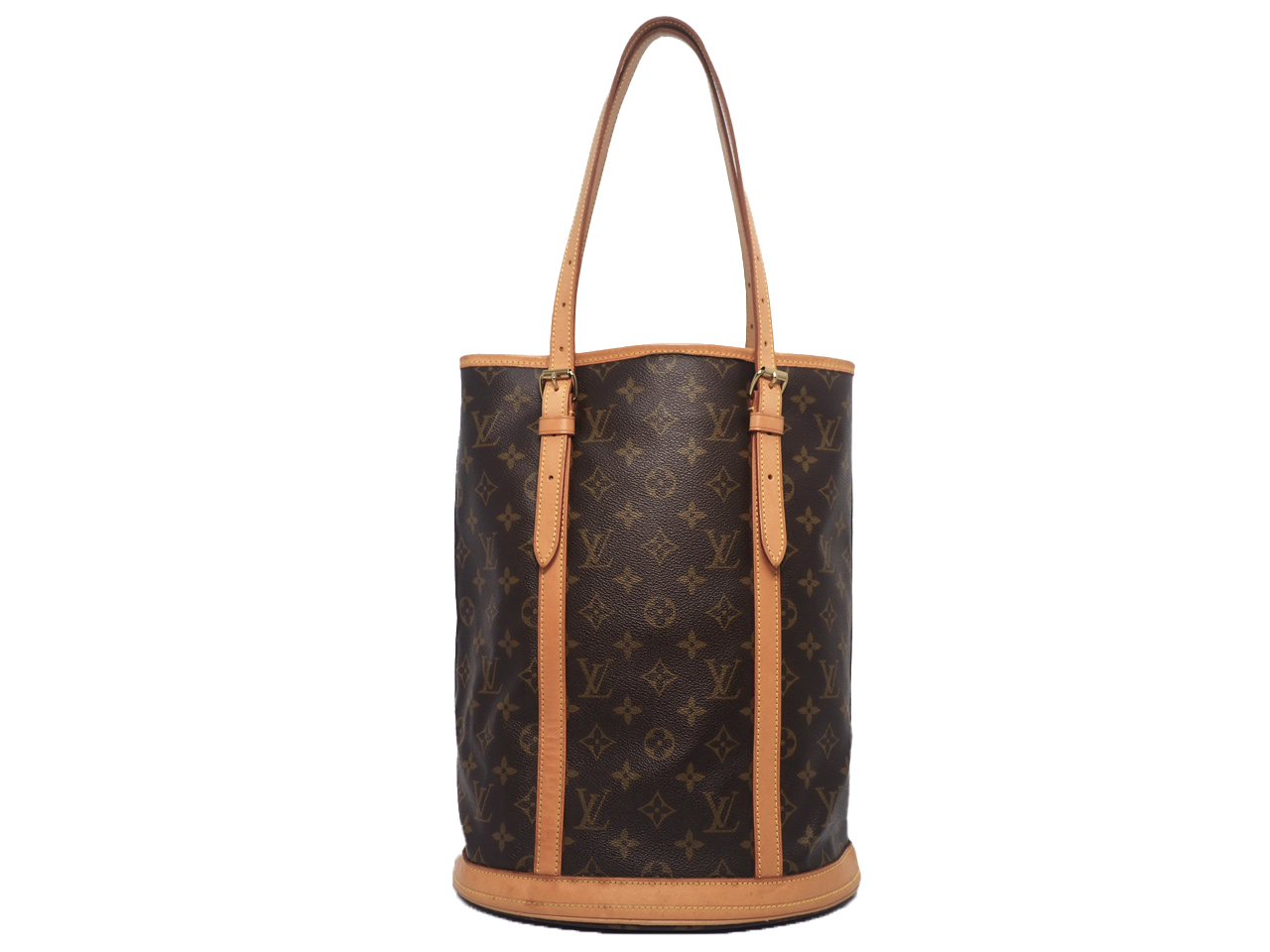 Louis Vuitton M42236 Monogram Canvas Large Bucket GM (FL1004)
