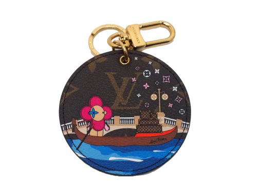 Christmas Limited Collection! Louis Vuitton M68652 Vivienne Xmas Bag Charm and Key Holder -Venice design (DI1109)