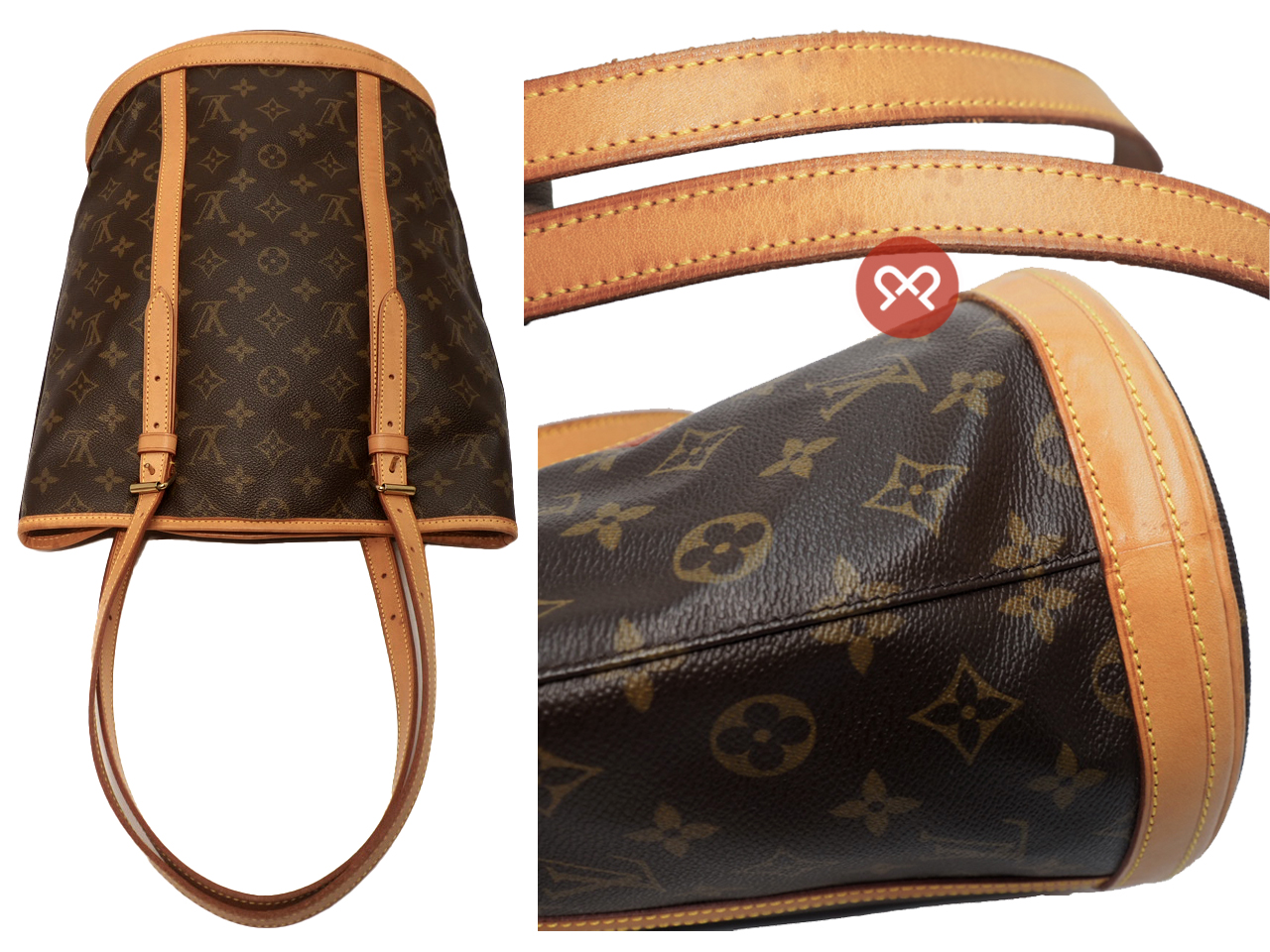 Louis Vuitton M42236 Monogram Canvas Large Bucket GM (FL1004) - Image 3