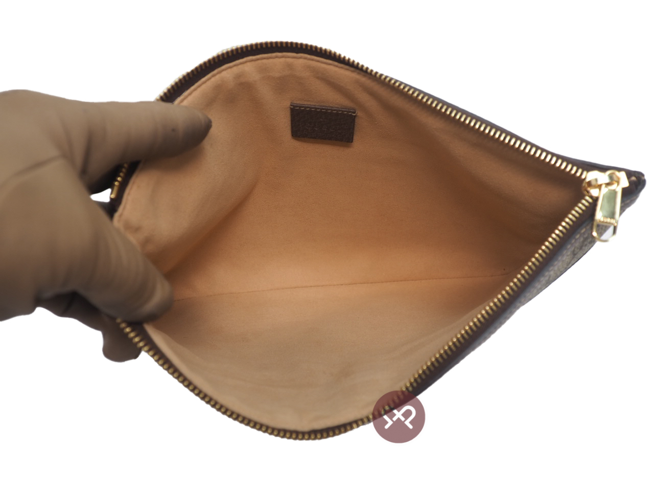 Gucci 517551 Brown Ophidia GG Supreme Pouch/ Clutch Bag - Image 7