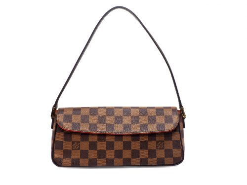 Louis Vuitton N51299 Recoleta Damier Ebene Canvas Shoulder Bag (FL1012)