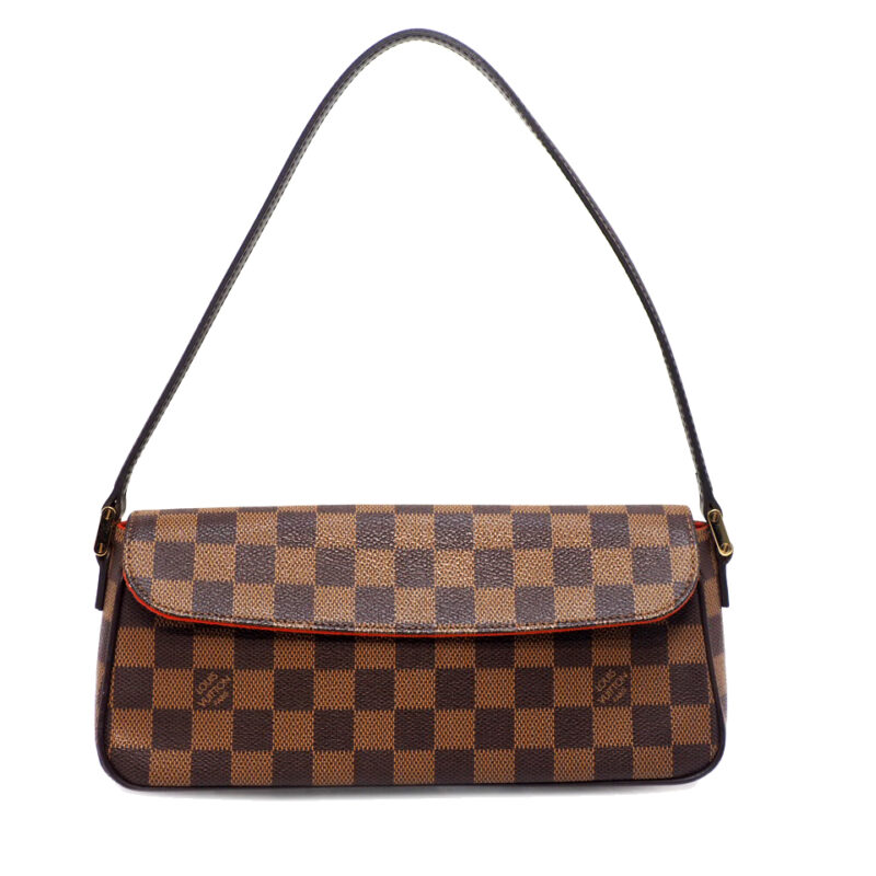 Louis Vuitton N51299 Recoleta Damier Ebene Canvas Shoulder Bag (FL1012)
