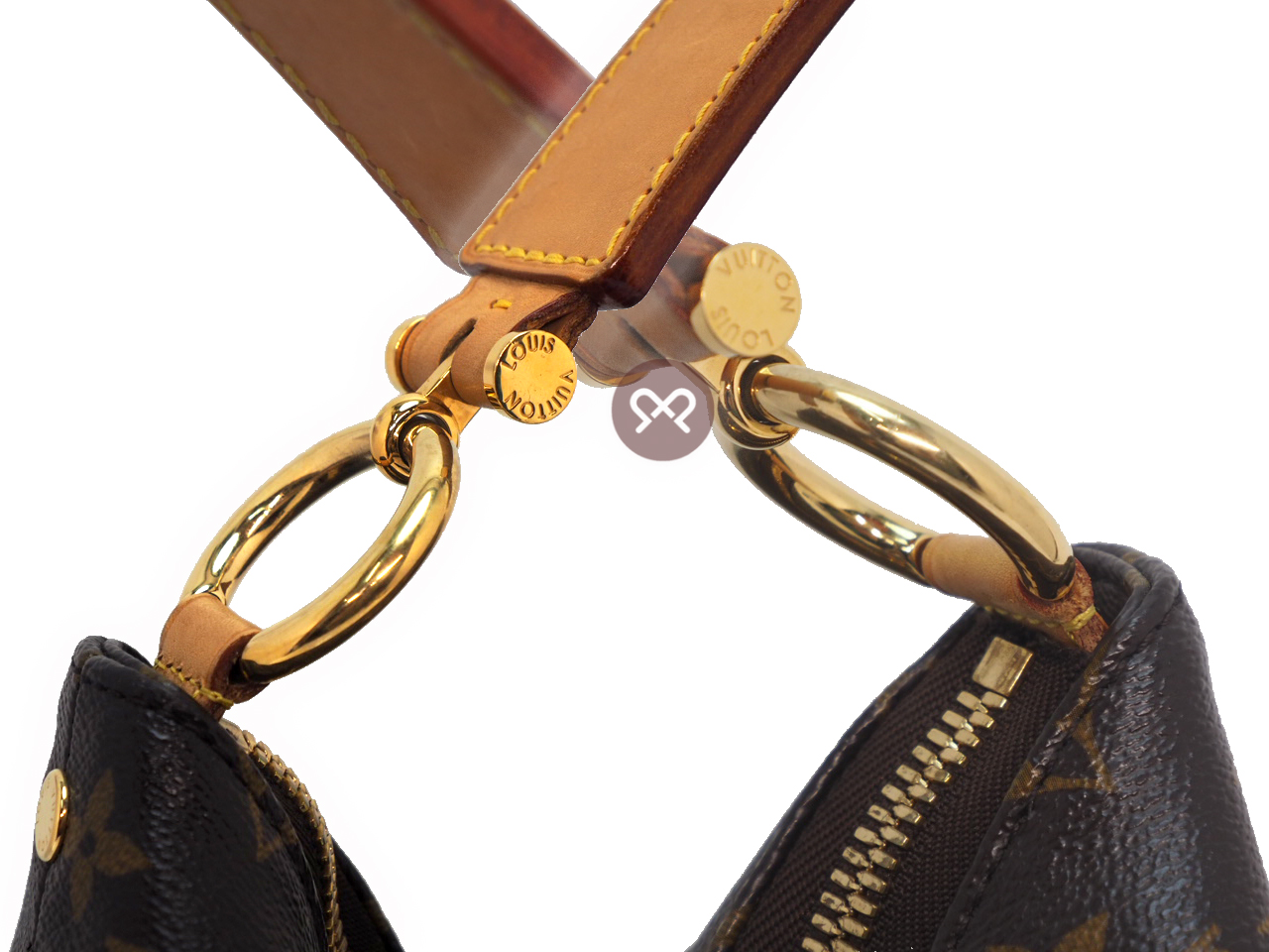 Louis Vuitton M40586 Monogram Canvas Sully PM Hobo Shoulder Bag (TJ3172) - Image 6