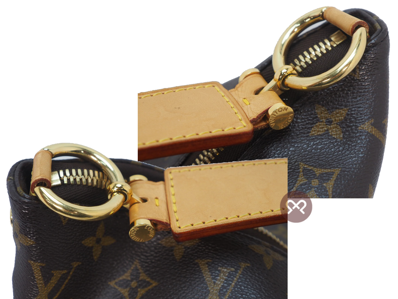 Louis Vuitton M40586 Monogram Canvas Sully PM Hobo Shoulder Bag (TJ3172) - Image 7
