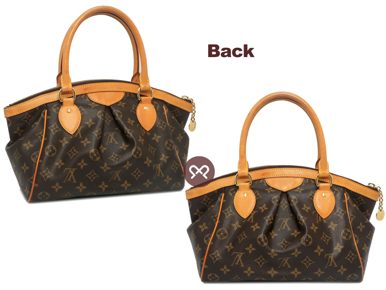 Louis Vuitton M40143 Monogram Canvas Tivoli PM Tote Bag (VI0161) - Image 3