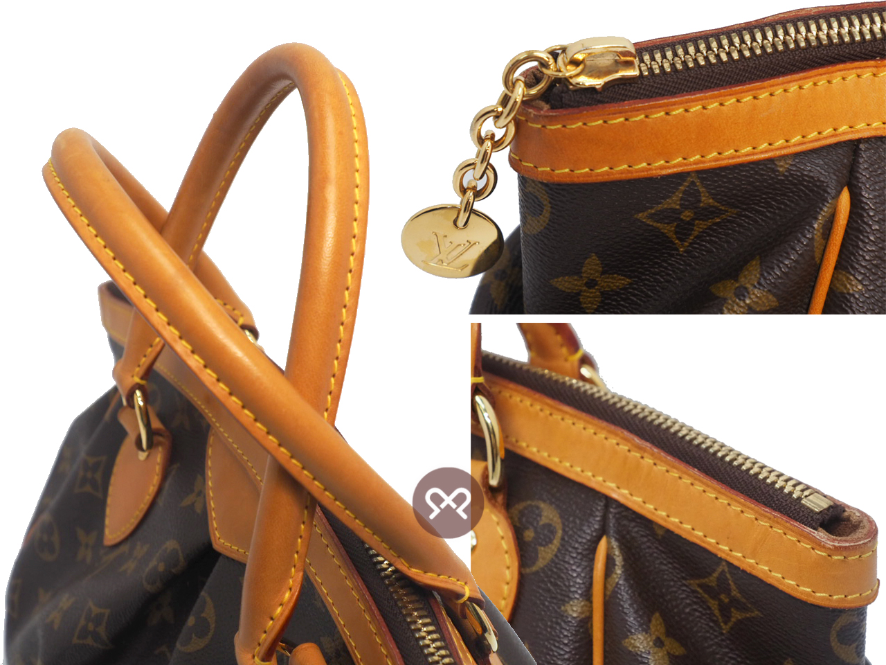 Louis Vuitton M40143 Monogram Canvas Tivoli PM Tote Bag (VI0161) - Image 7