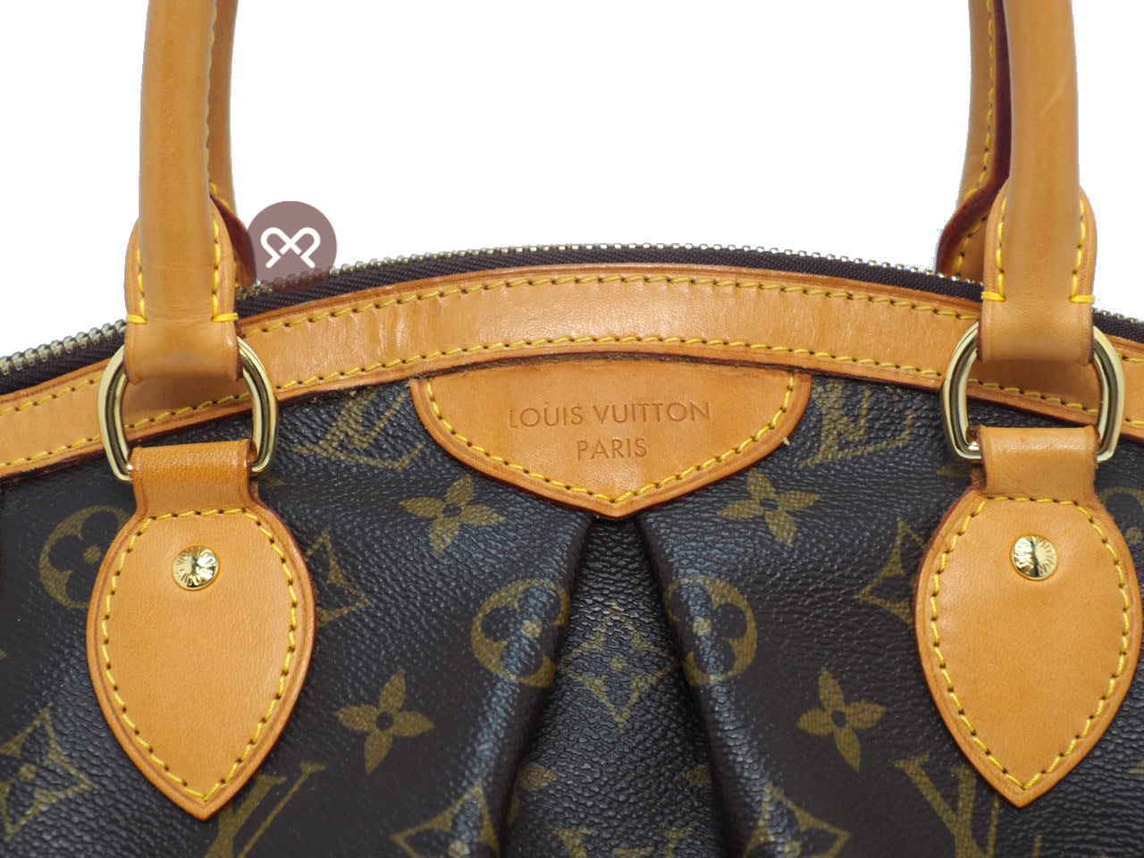 Louis Vuitton M40143 Monogram Canvas Tivoli PM Tote Bag (VI0161) - Image 8