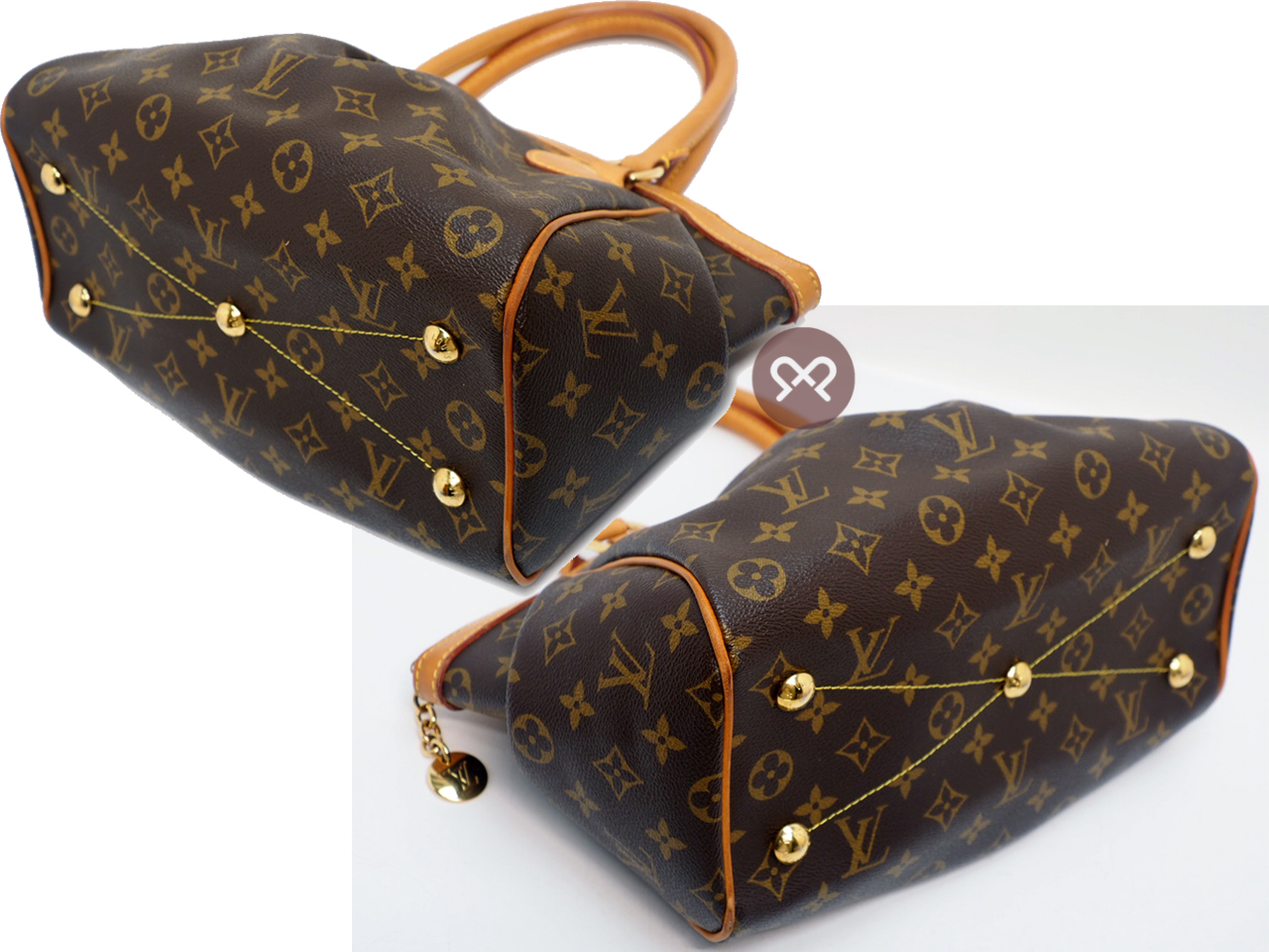 Louis Vuitton M40143 Monogram Canvas Tivoli PM Tote Bag (VI0161) - Image 9