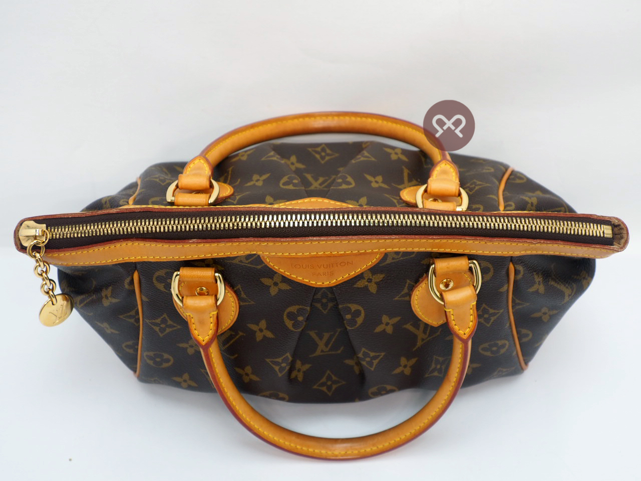 Louis Vuitton M40143 Monogram Canvas Tivoli PM Tote Bag (VI0161) - Image 6