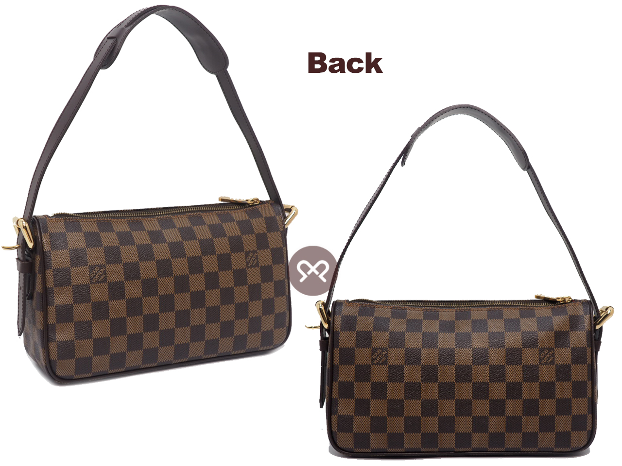 Louis Vuitton N60006 Damier Ebene Canvas Ravello GM Shoulder Bag (VI0036) - Image 3