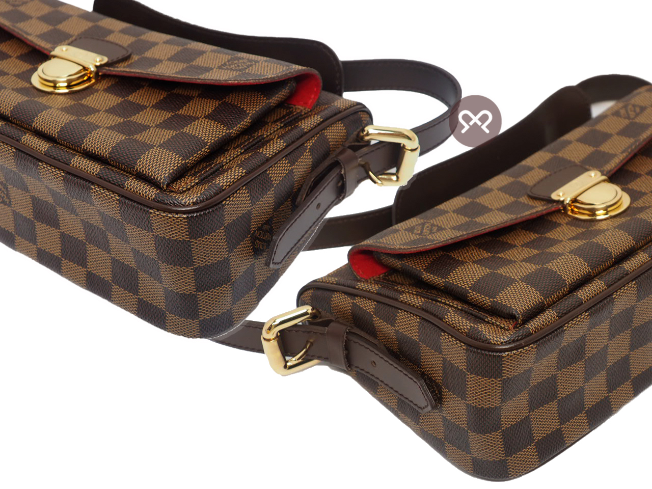 Louis Vuitton N60006 Damier Ebene Canvas Ravello GM Shoulder Bag (VI0036) - Image 7