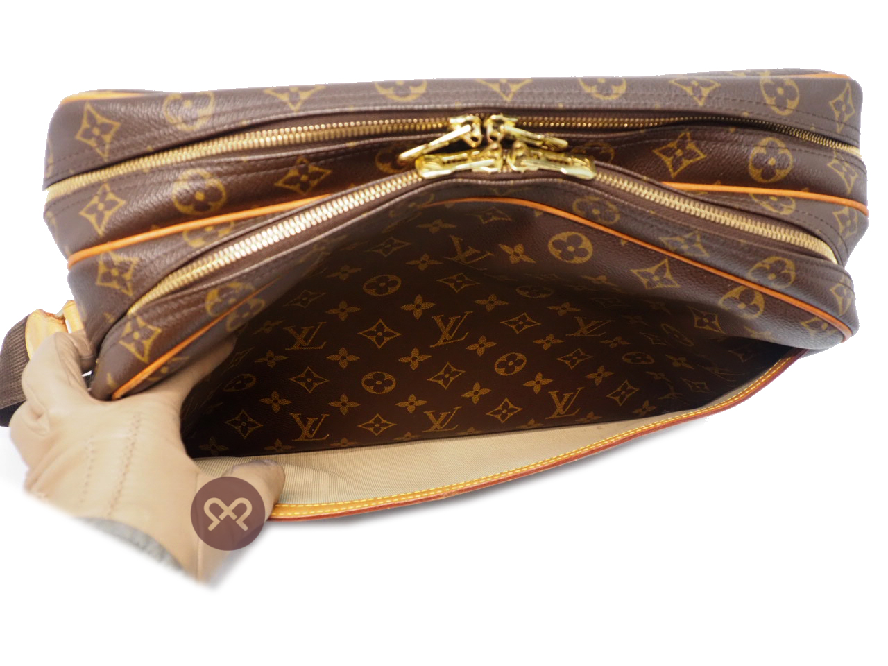 Louis Vuitton M45252 Monogram Canvas Reporter GM Messenger Bag (SP0094) - Image 12