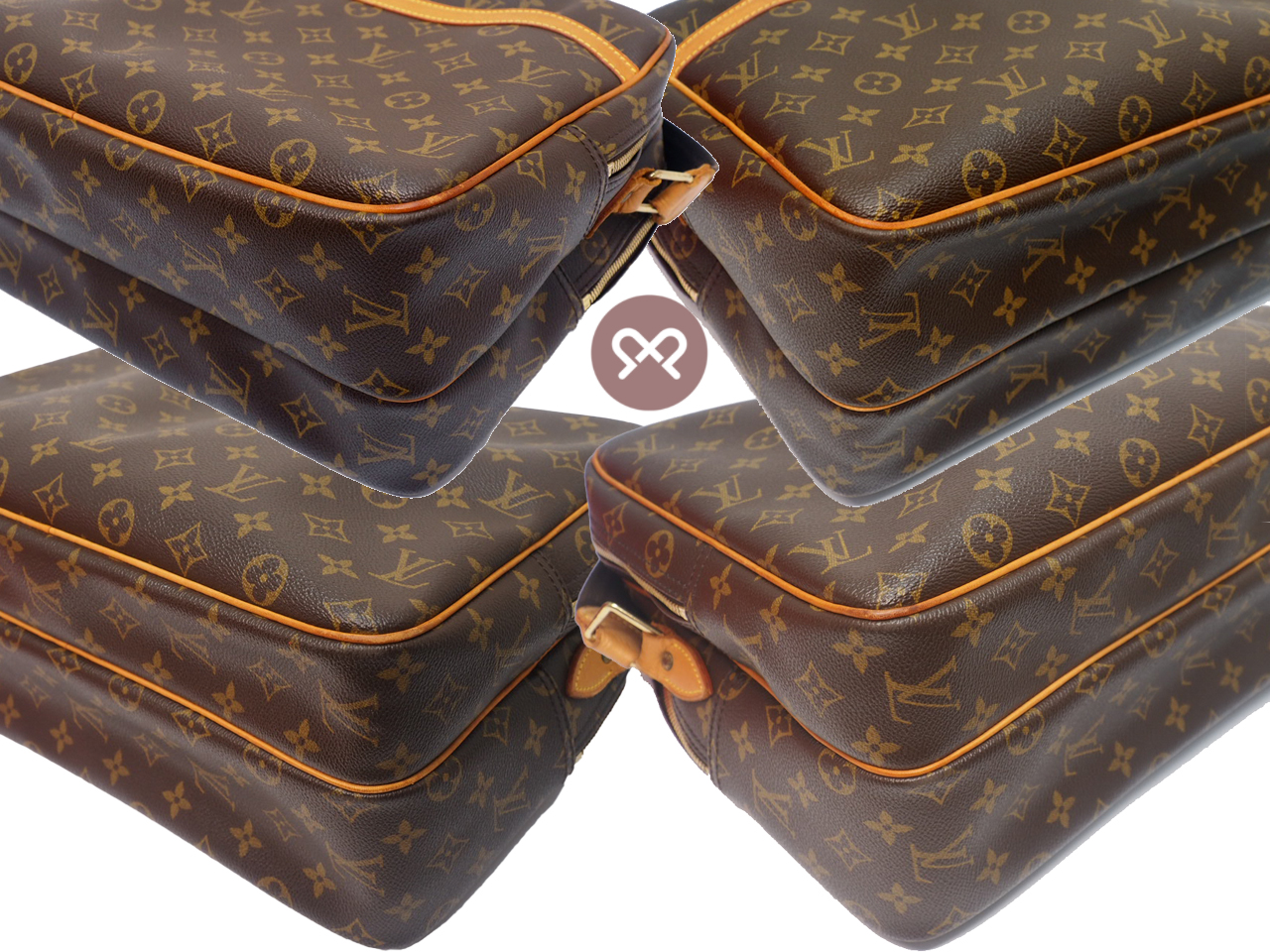 Louis Vuitton M45252 Monogram Canvas Reporter GM Messenger Bag (SP0094) - Image 9
