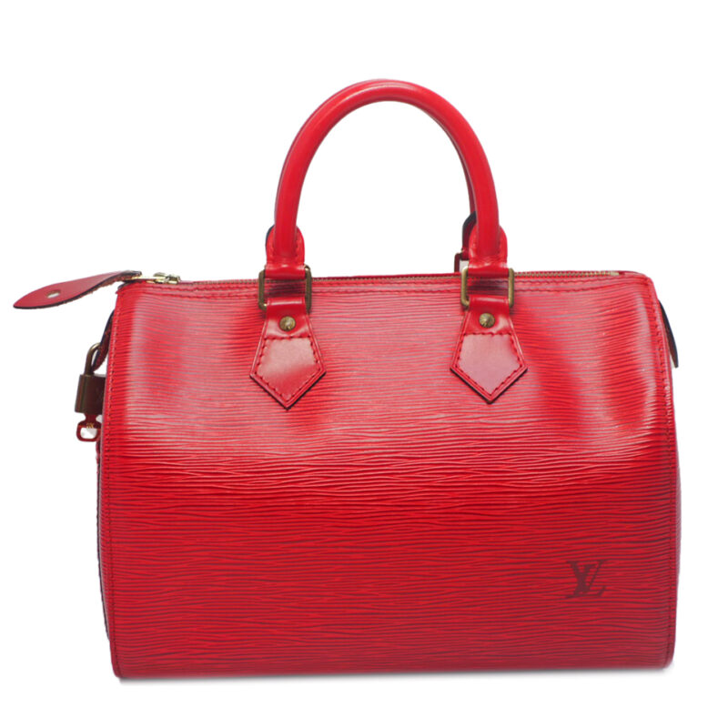 Louis Vuitton M43017 Red Epi Leather Speedy 25 Tote Bag (VI0944)