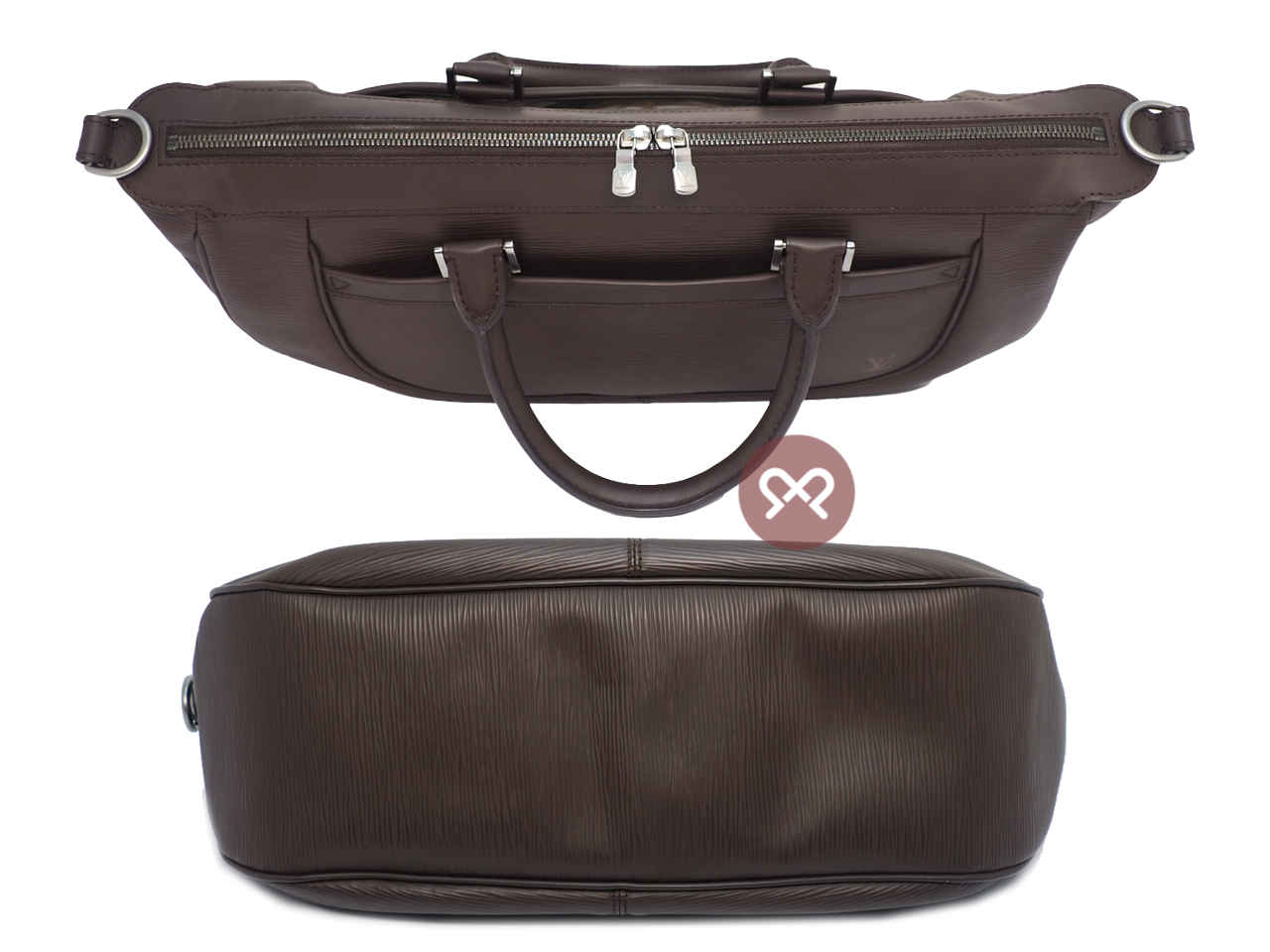 Louis Vuitton M5910D Epi Leather Moka/ Mocha Dhanura MM Tote/ Shoulder/ Crossbody Bag (AR1023) - Image 5