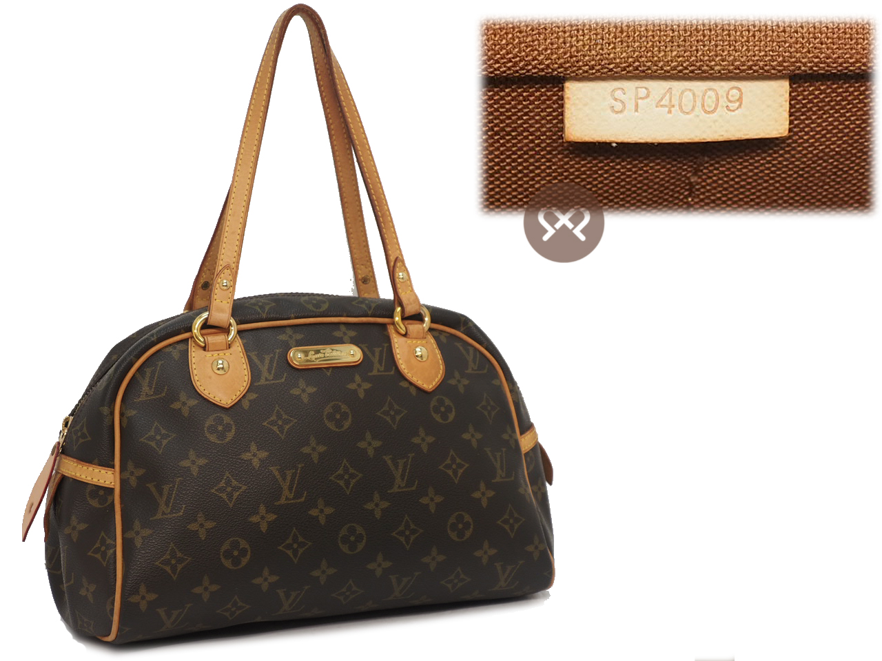 Louis Vuitton M95565 Monogram Canvas Montorgueil PM Shoulder Bag (SP4009) - Image 2