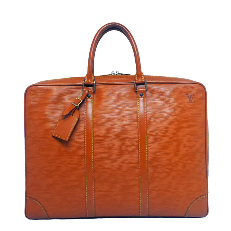 Louis Vuitton Epi Brown Soft Briefcase / Porte-Document Voyage Business Bag (VI0916)