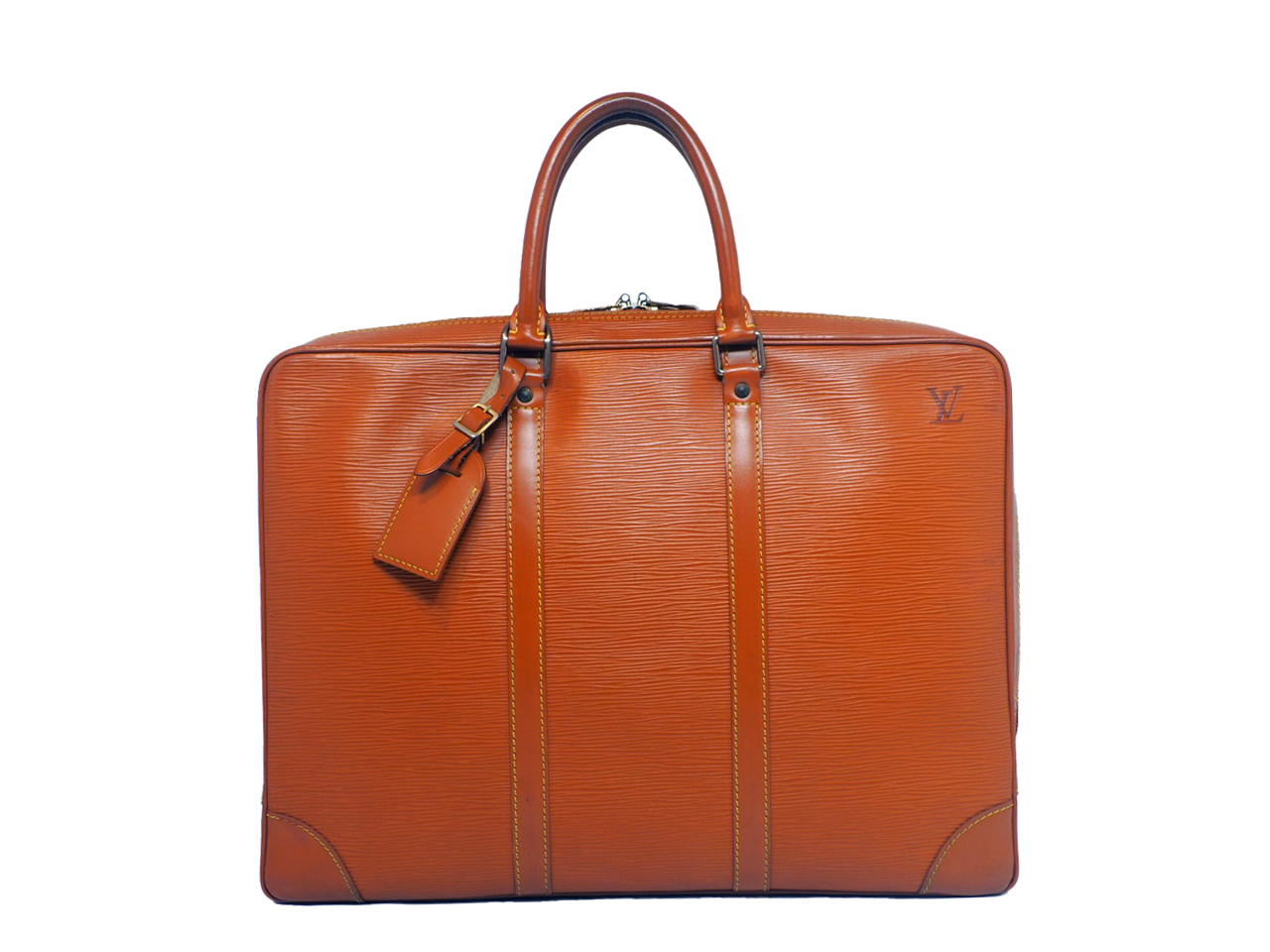 Louis Vuitton Epi Brown Soft Briefcase / Porte-Document Voyage Business Bag (VI0916)