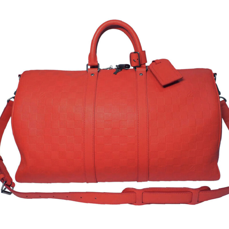 Louis Vuitton N41142 Keepall Bandouliere 45 Damier Infini, Fusion Color Duffle / Boston Bag