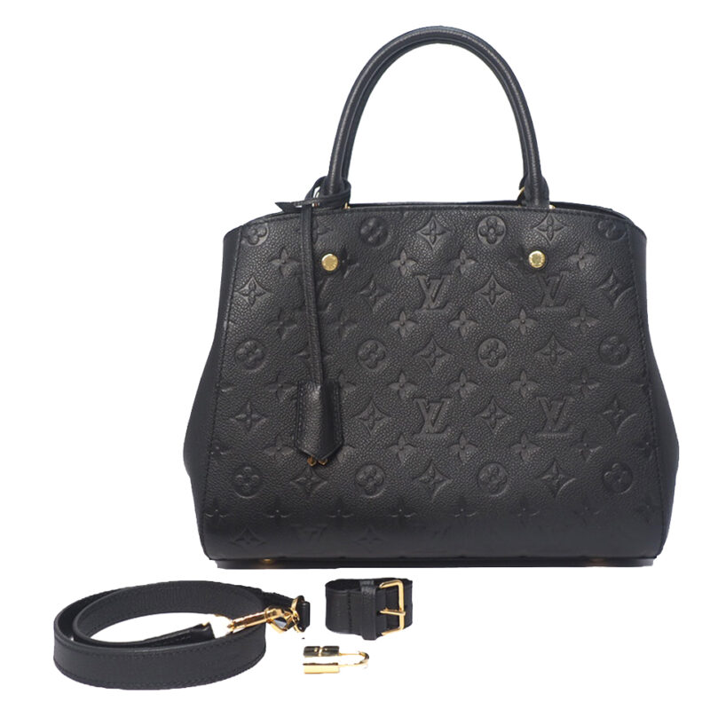 Louis Vuitton M41053 Montaigne BB Monogram Empreinte Leather (TJ1156)