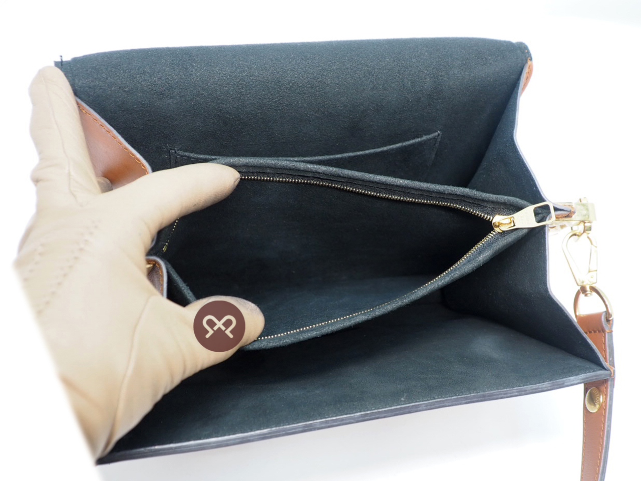 Louis Vuitton M45958 Monogram Reverse Canvas Dauphine MM City/ Crossbody Bag (CA4210) - Image 9