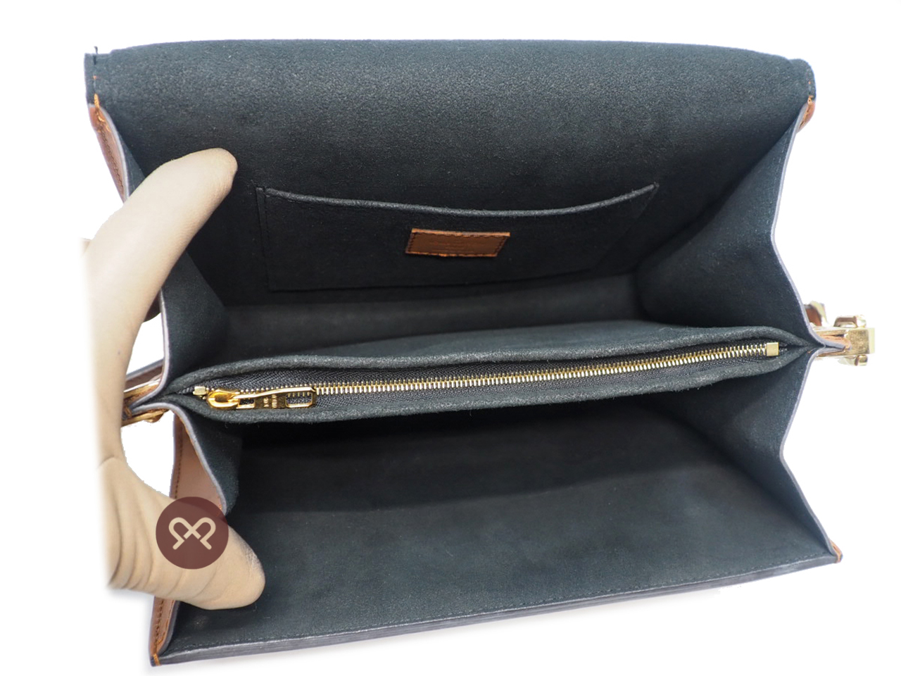 Louis Vuitton M45958 Monogram Reverse Canvas Dauphine MM City/ Crossbody Bag (CA4210) - Image 7