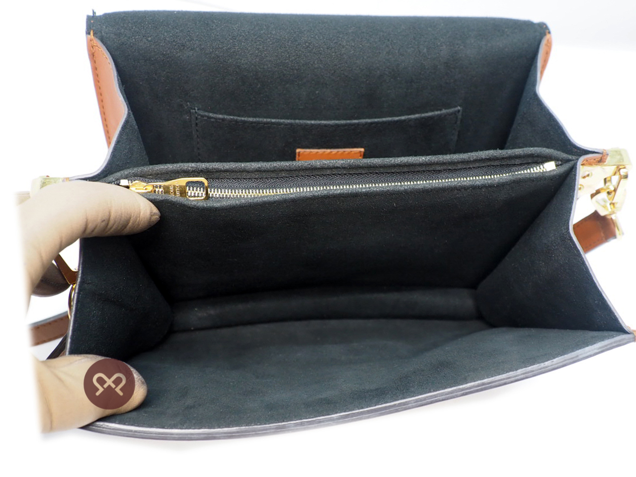 Louis Vuitton M45958 Monogram Reverse Canvas Dauphine MM City/ Crossbody Bag (CA4210) - Image 8