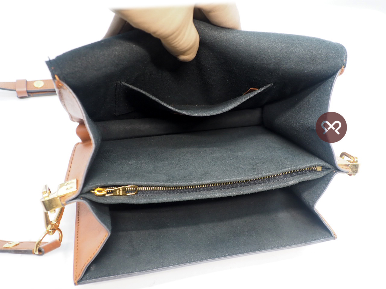 Louis Vuitton M45958 Monogram Reverse Canvas Dauphine MM City/ Crossbody Bag (CA4210) - Image 10