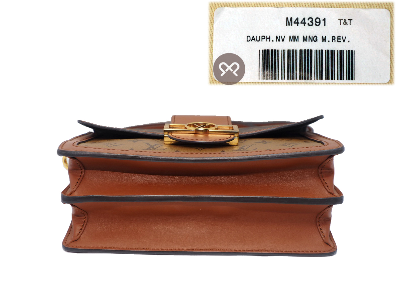Louis Vuitton M45958 Monogram Reverse Canvas Dauphine MM City/ Crossbody Bag (CA4210) - Image 4