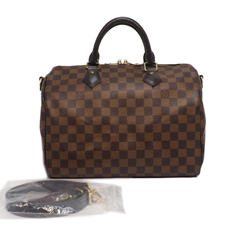Louis Vuitton N41367 Damier Canvas Speedy 30 Bandouliere (MB2158)