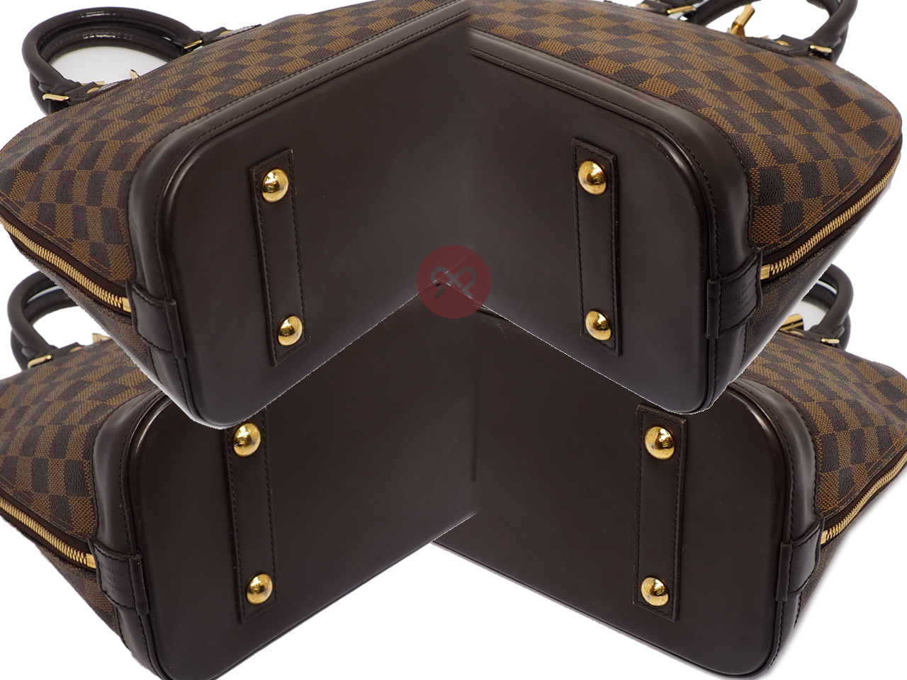Louis Vuitton N53151 Damier Ebene Canvas Alma PM (CT2172) - Image 6