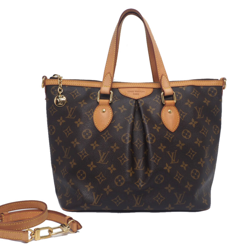 Louis Vuitton M40145 Monogram Canvas Palermo PM with Strap (SR4079)