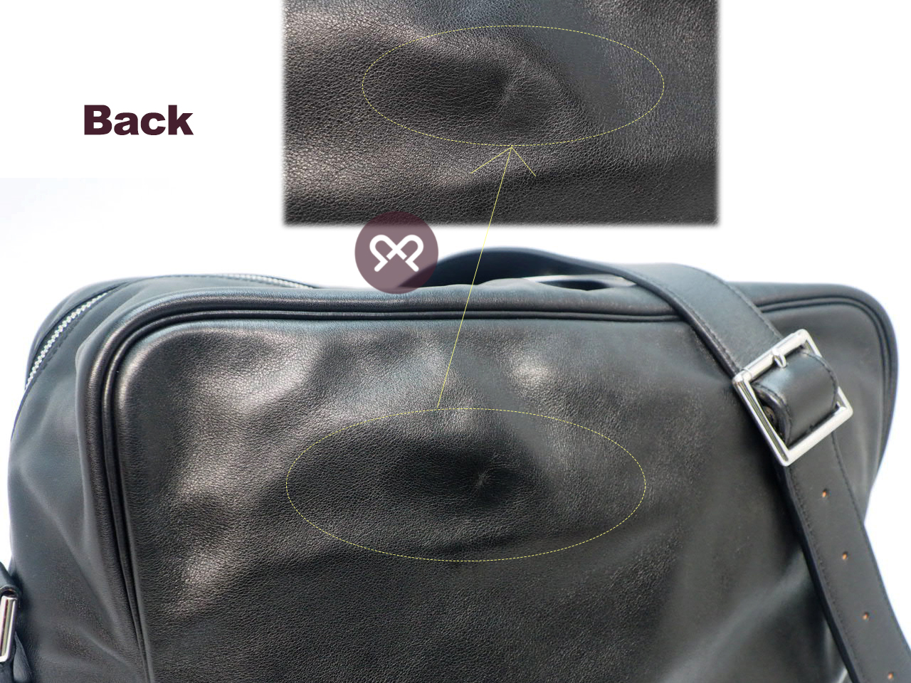 Hermes 34cm Black Veau Sikkim Calfskin L Stamp Shoulder/ Reporter/ Cross Body Messenger Bag - Image 5