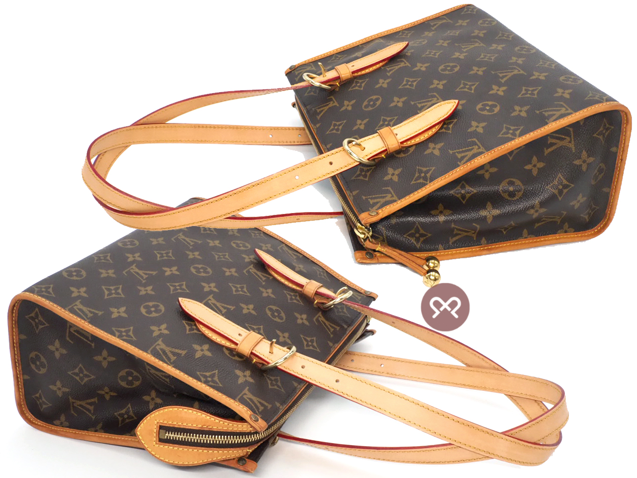 Louis Vuitton M40007 Monogram Canvas Popincourt Haut Shoulder Bag (FL0056) - Image 6