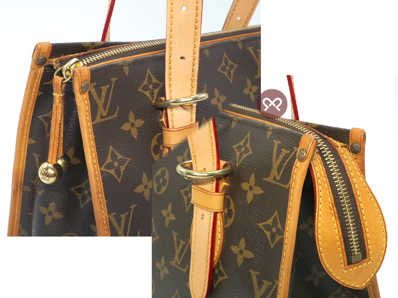 Louis Vuitton M40007 Monogram Canvas Popincourt Haut Shoulder Bag (FL0056) - Image 7