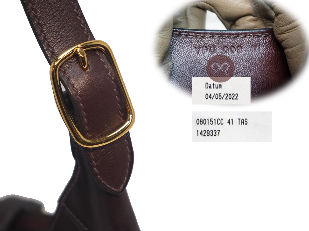 Brand new ! HERMES Trim 31cm Ebene Swift Leather Y Stamp Gold Hardware Hobo Crossbody Bag - Image 2