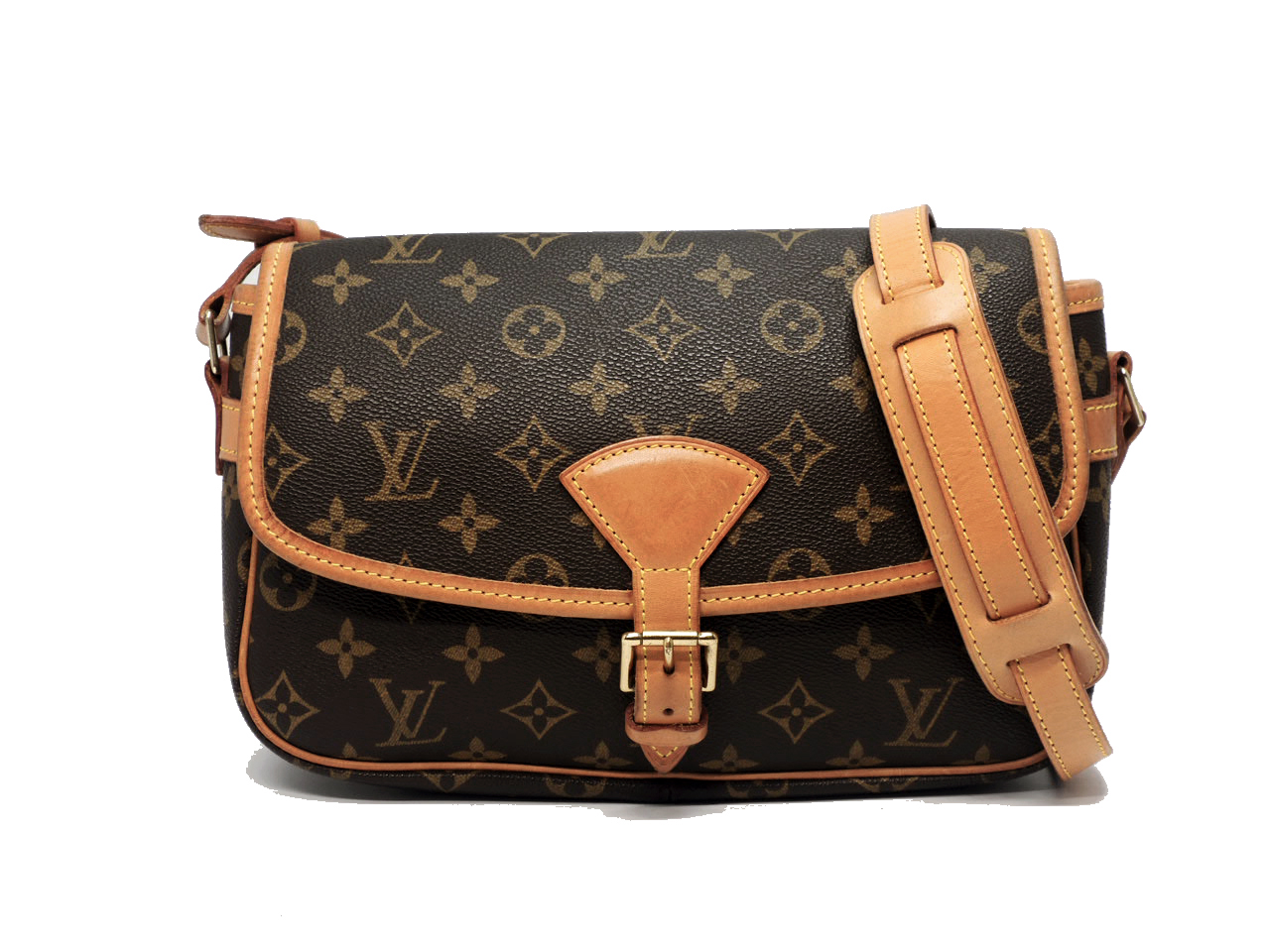 Louis Vuitton M42250 Monogram Canvas Sologne Messenger/ Crossbody Bag (SL0011)