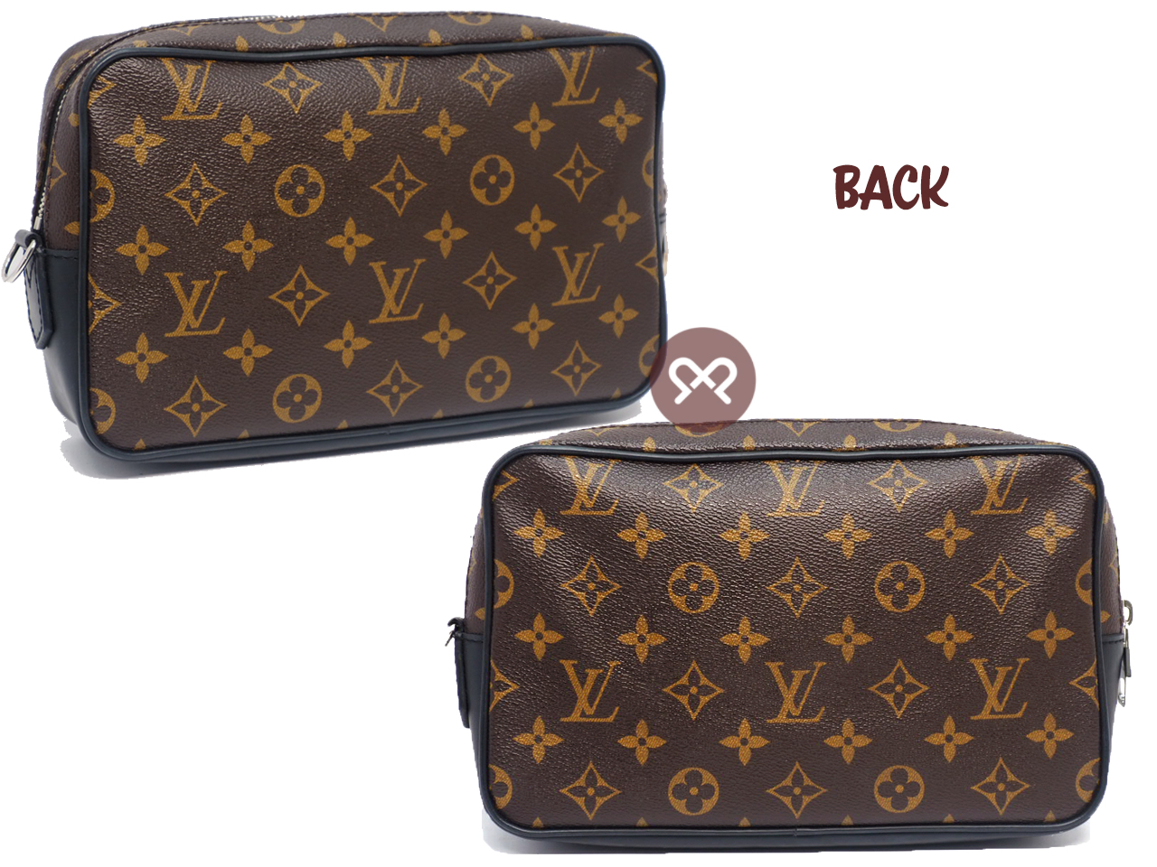 Louis Vuitton M42838 Monogram Canvas Pochette Kasai Macassar Clutch Bag ( SR4126) - Image 4